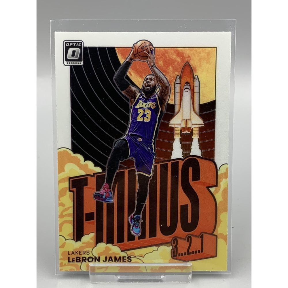 LeBron James 2021-22 Donruss Optic T-Minus 3 2 1 Insert #2‎ Lakers M19 Lakers !!